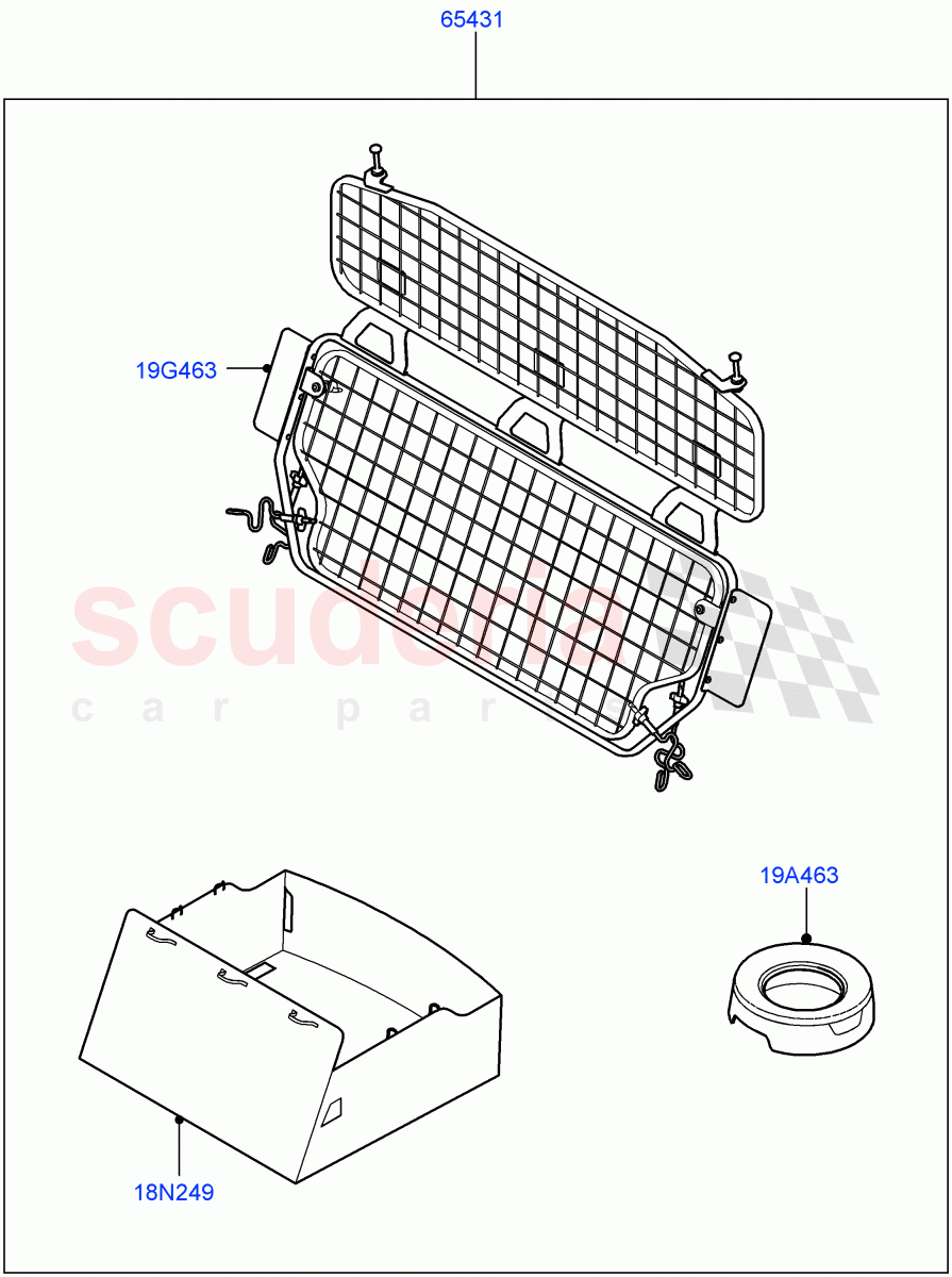 Accessory Pack (Pet Loadspace Protection Pack) of Land Rover Land Rover Range Rover (2022+) [3.0 I6 Turbo Petrol AJ20P6]