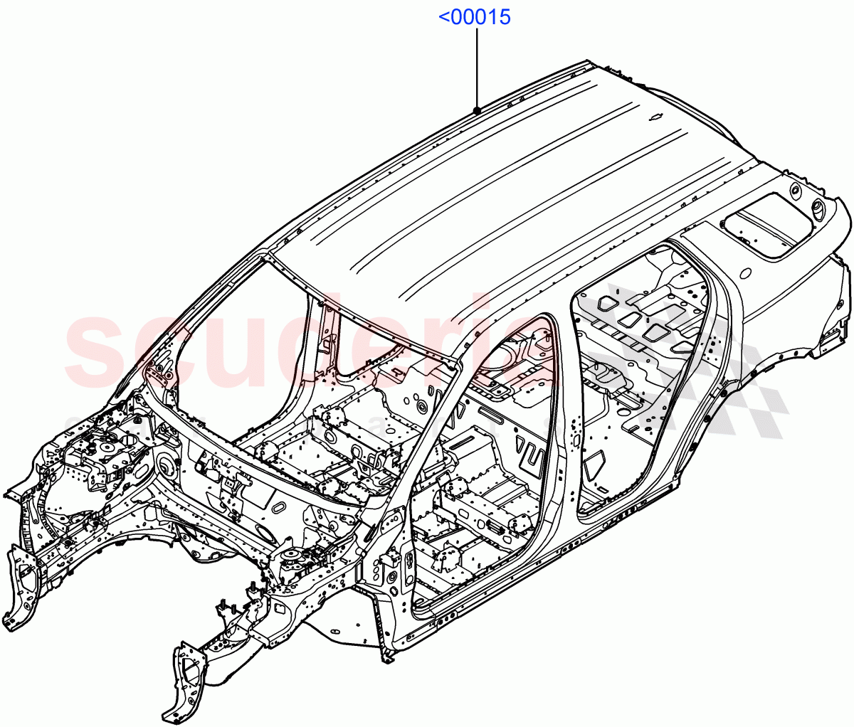 Bodyshell (Itatiaia (Brazil)) ((V) FROMGT000001) of Land Rover Land Rover Discovery Sport (2015+) [2.0 Turbo Petrol GTDI]