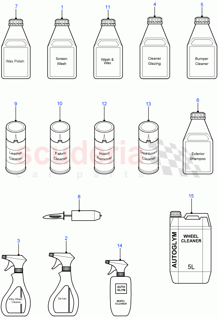 Car Care Products ((V) FROM7A000001) of Land Rover Land Rover Defender (2007-2016)