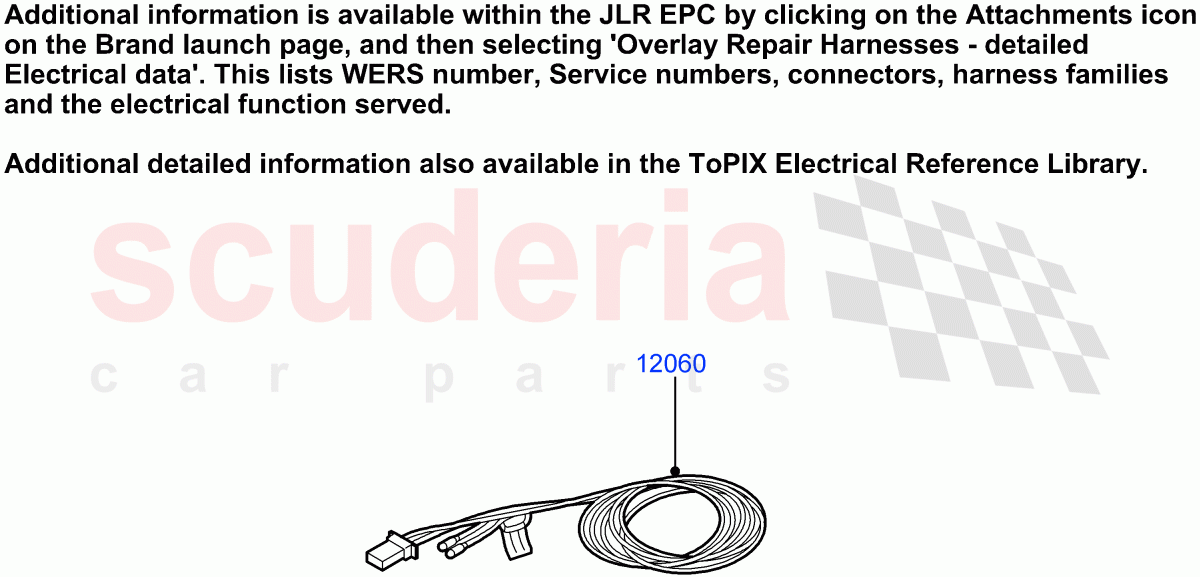 Electrical Repair Items (Infotainment - Overlay Repair Harnesses) of Land Rover Land Rover Range Rover (2012-2021) [3.0 DOHC GDI SC V6 Petrol]