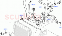 冷却システムパイプとホース (ライオンディーゼル2.7 V6 (140KW)) ((V)...