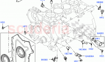 シリンダーブロックとプラグ（ニトラプラントビルド）（2.0L I4 HIGH DOHC...