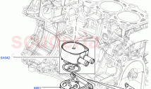 オイルクーラーおよびフィルター（2.0L 16V TIVCT T/C 240PSガソリン）