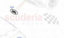 ネームプレート（5.0L P AJ133 DOHC CDA S/C...