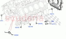 シリンダーブロックとプラグ（5.0L P AJ133 DOHC CDA S/C エンハンスド）（(V)...