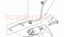 スターターモーター (3.0 V6 ディーゼル) ((V) FROMAA000001, (V) TODA999999)