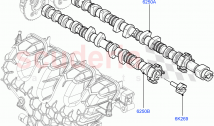 カムシャフト（2.0L 16V TIVCT T/C GEN2ガソリン、HALEWOOD（UK）、2.0L 16V TIVCT T/C...