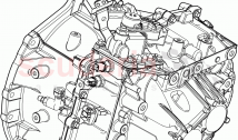 マニュアルトランスアクスルとケース（2.0L I4 DSL MID DOHC...