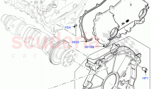 タイミングギヤカバー (2.0L I4 HIGH DOHC AJ200 PETROL, 2.0L I4 MID DOHC AJ200 PETROL, 2.0L...
