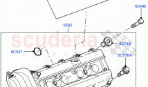 シリンダーヘッドカバー（AJガソリン4.2 V8スーパーチャージド）