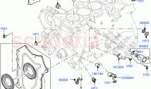 シリンダーブロックとプラグ（ソリフル工場製）（2.0L I4 MID DOHC...