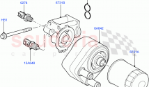 オイルクーラーとフィルター (AJガソリン4.4 V8 EFI (220KW))
