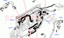 冷却装置パイプおよびホース (2.0L I4 MID DOHC AJ200 PETROL,...