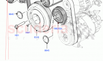 プーリーとドライブベルト（ソリハルプラントビルド）（2.0L I4 MID DOHC...
