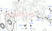 シリンダーブロックとプラグ（ソリハル工場製）（2.0L I4 DSL MID DOHC...