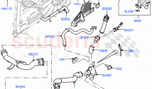 冷却系配管・ホース (エンジン) (3.0 V6 D GEN2 ツインターボ, 8 SPEED AUTO TRANS ZF...