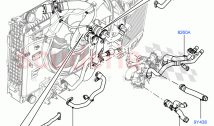 冷却システムパイプとホース (4.4 L DOHC V8 ディーゼル) ((V) FROMBA000001)