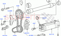 バランスシャフトとドライブ（ケルンV6 4.0 EFI (SOHC)) ((V) FROMAA000001)