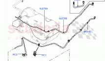 燃料パイプ（2.0L I4 MID DOHC AJ200 PETROL、CHANGSU (CHINA), FUEL TANK FILLER NECK - UNLEA…
