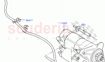 スターターモーター（2.0L I4 HIGH DOHC AJ200ガソリン、2.0L I4 MID DOHC...