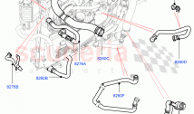 冷却システムパイプおよびホース（ソリハルプラントビルド）（2.0L I4 DSL...