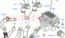 エアクリーナー (3.6L V8 32V DOHC EFI ディーゼル ライオン) ((V) FROMAA000001)