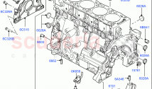 シリンダーブロックとプラグ（2.2L DOHC EFI TC DW12、2.2L CR DI 16Vディーゼル）