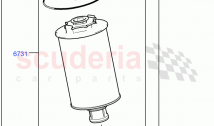 オイルクーラーとフィルター（フィルター）（5.0L P AJ133 DOHC SCDA S /...