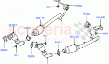 排気装置（前部）（3.6L V8 32V DOHC EFI ディーゼル ライオン、ユーロ段階 4...