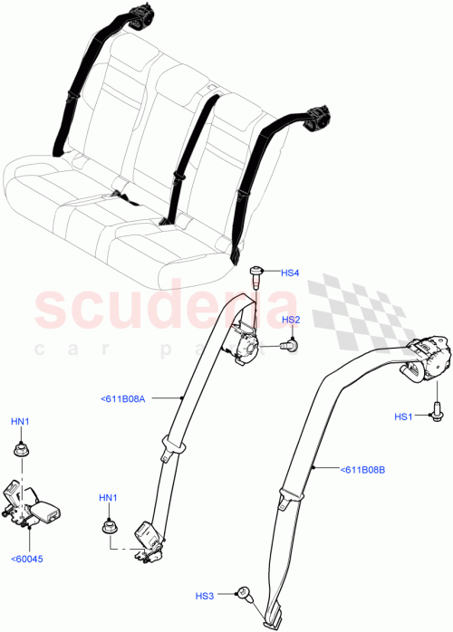 Part Diagram for Land Rover LR117586