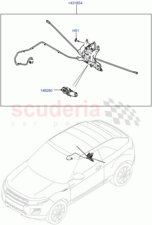 Part Diagram for Land Rover LR081713