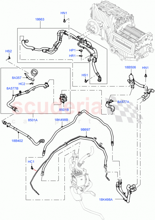 Part Diagram for Land Rover LR151539