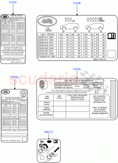 Part Diagram for Land Rover LR147891
