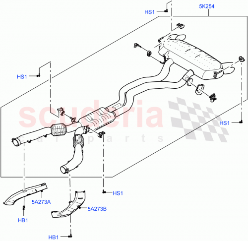 Part Diagram for Land Rover LR174717