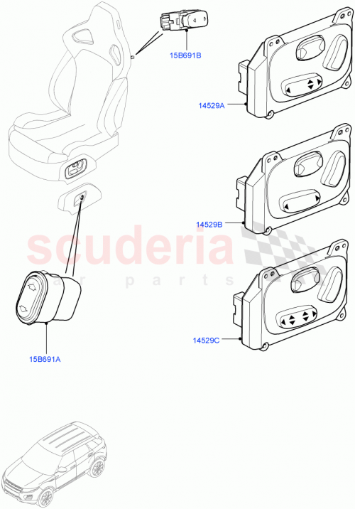 Part Diagram for Land Rover LR024317