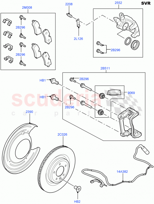 Part Diagram for Land Rover LR063292