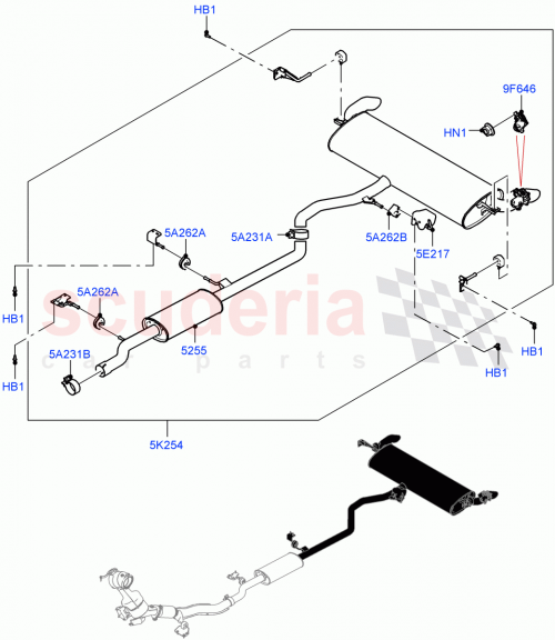 Part Diagram for Land Rover LR128720