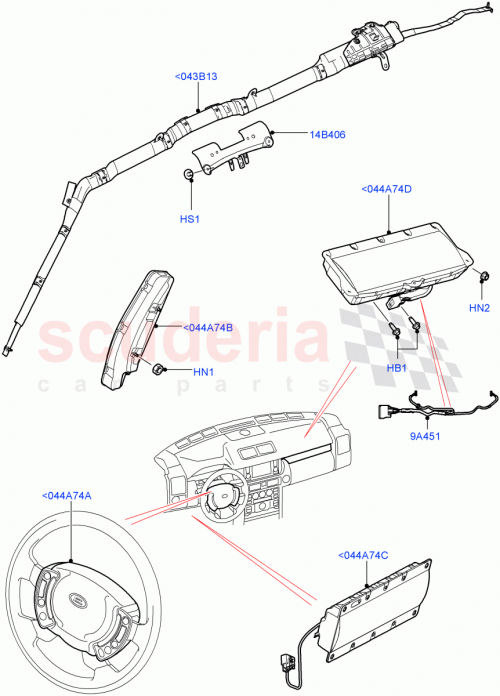 Part Diagram for Land Rover LR011841