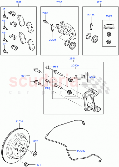 Part Diagram for Land Rover LR015589