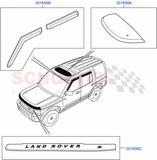 Part Diagram for Land Rover LR006511