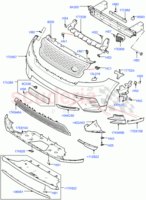 Part Diagram for Land Rover LR093470