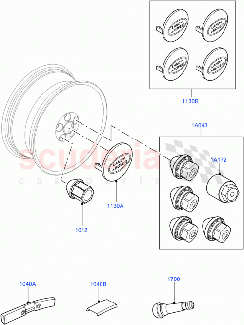 Part Diagram for Land Rover LR133940