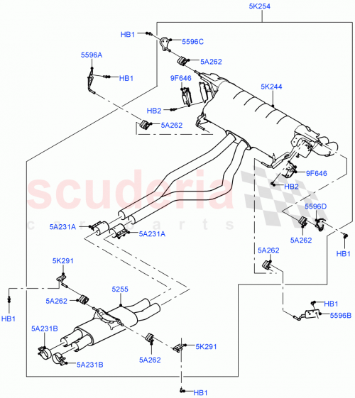 Part Diagram for Land Rover LR158237