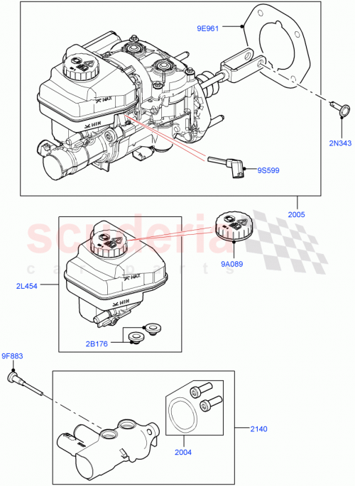 Part Diagram for Land Rover LR125884