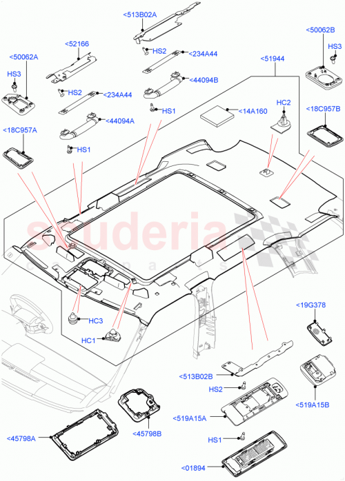 Part Diagram for Land Rover LR053535