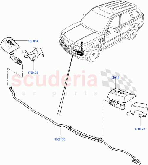 Part Diagram for Land Rover DYC000190