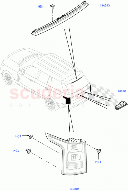 Part Diagram for Land Rover LR037612