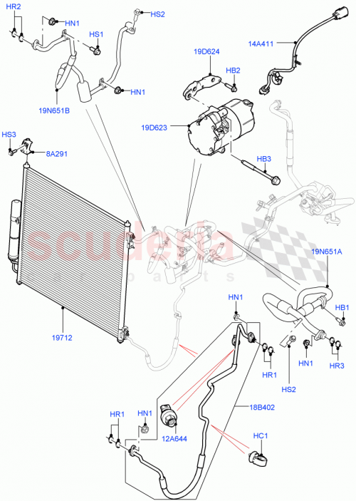 Part Diagram for Land Rover LR048827