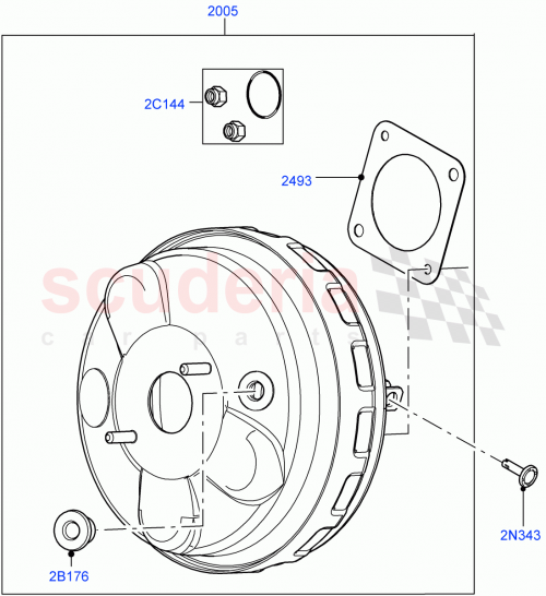 Part Diagram for Land Rover LR090711