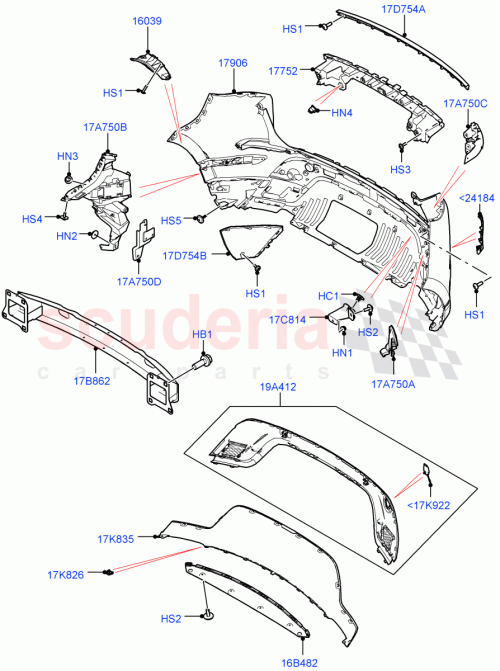 Part Diagram for Land Rover LR135016